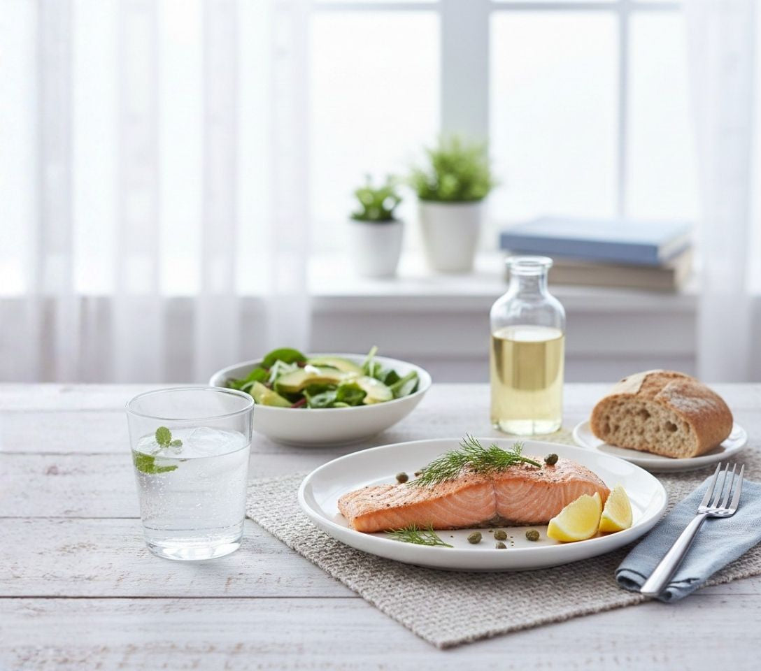 Jídlo s rybou jako zdroj omega-3